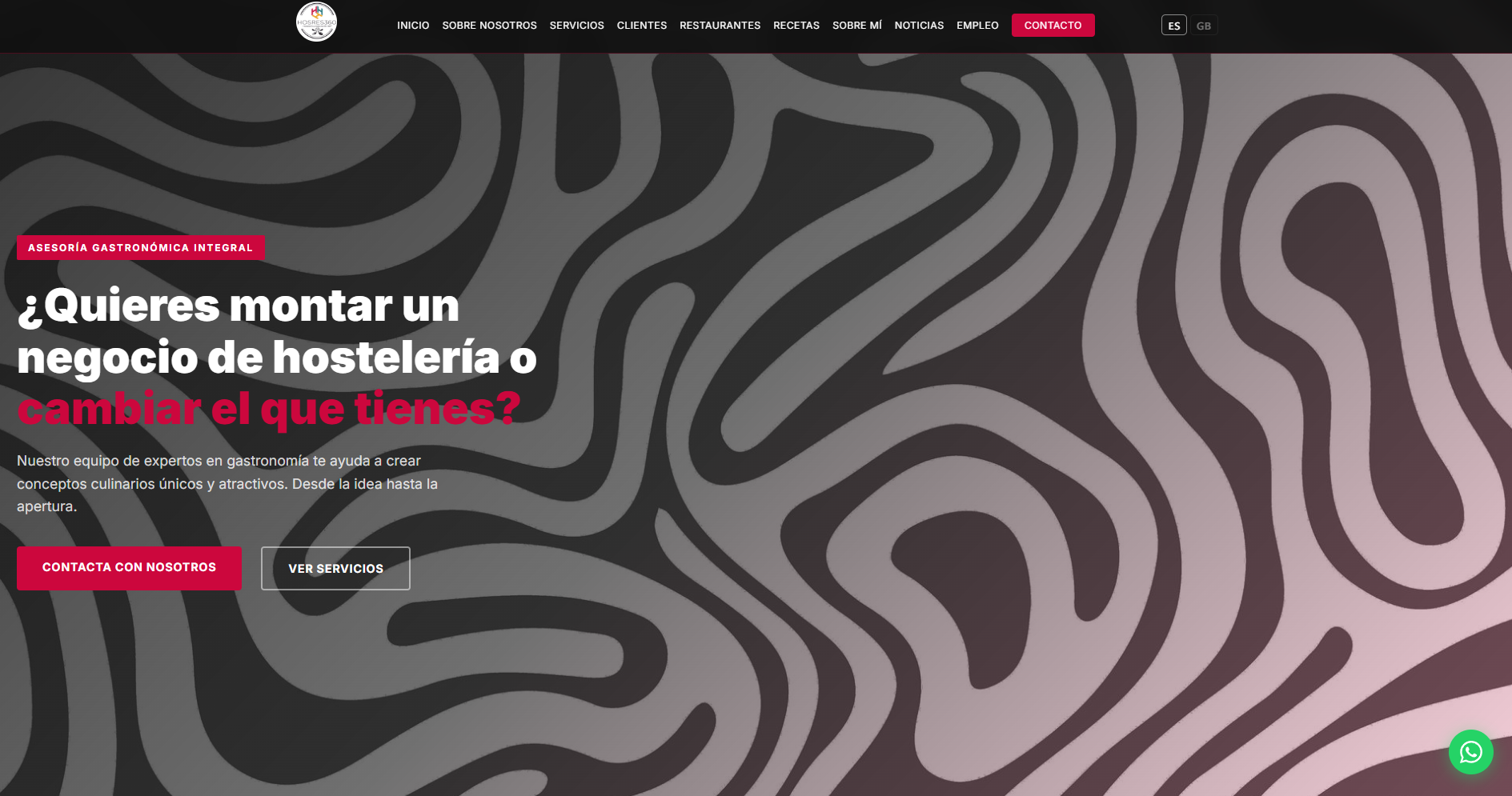 Página web de Hostelería y Restauración 360 — proyecto de AppNest Valladolid